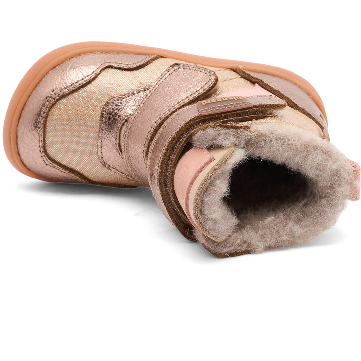 Bisgaard Vinterstøvle Rose Gold Barefoot Timo Tex