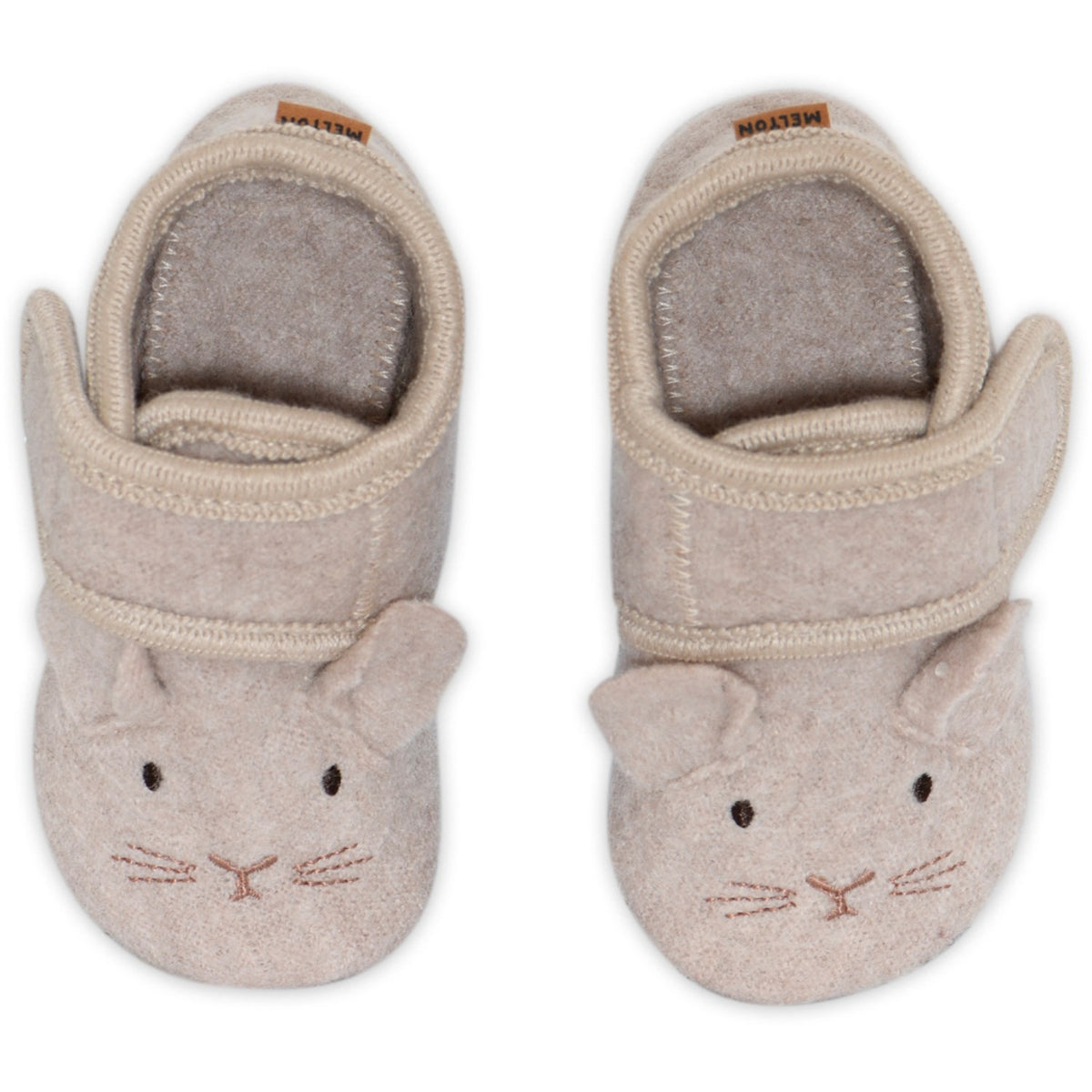 MELTON Oxford Tan Mouse Uld Futter