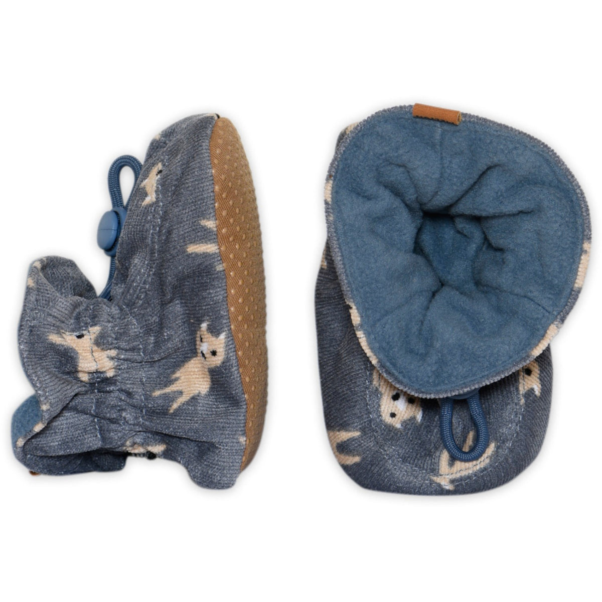 MELTON Dusty Blue Snowfox Tekstil Futter