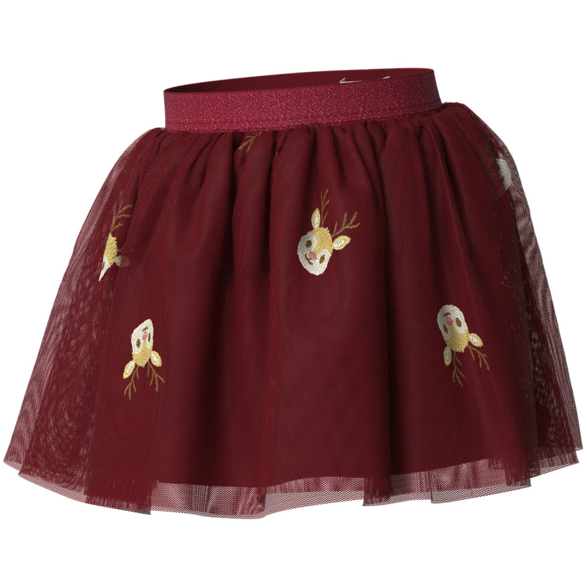 Name It Red Dahlia Reindeer Nmfveross Tyl Nederdel