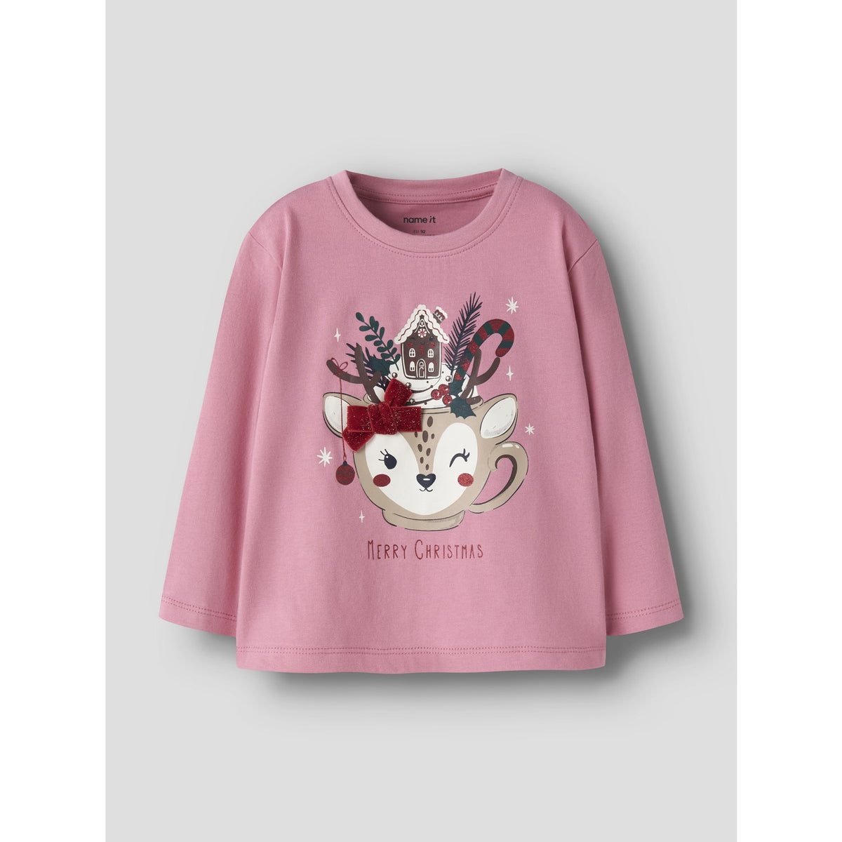 Name It Wild Rose Nmfrepoler Ls Nreg Top Æske
