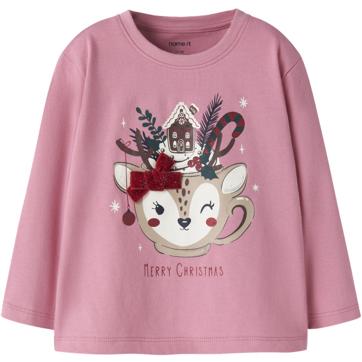 Name It Wild Rose Nmfrepoler Ls Nreg Top Æske