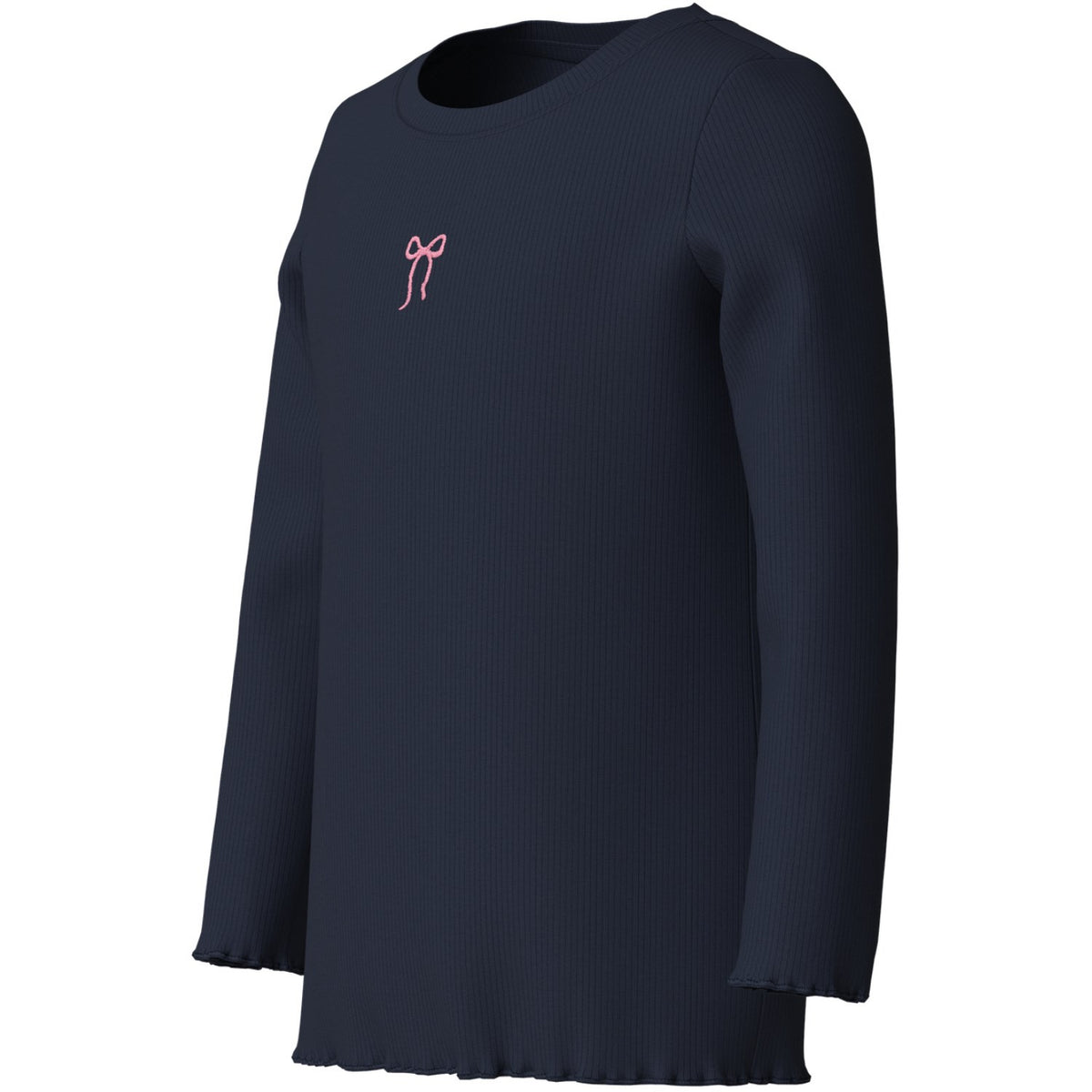 Name It Navy Blazer Bow Nmfvivemmas Ls Slim Top