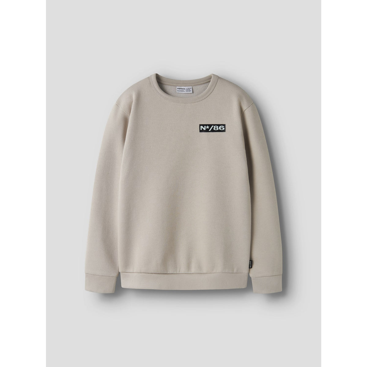 Name It Island Fossil Nkmrair Ls Nreg Sweat Bru Æske