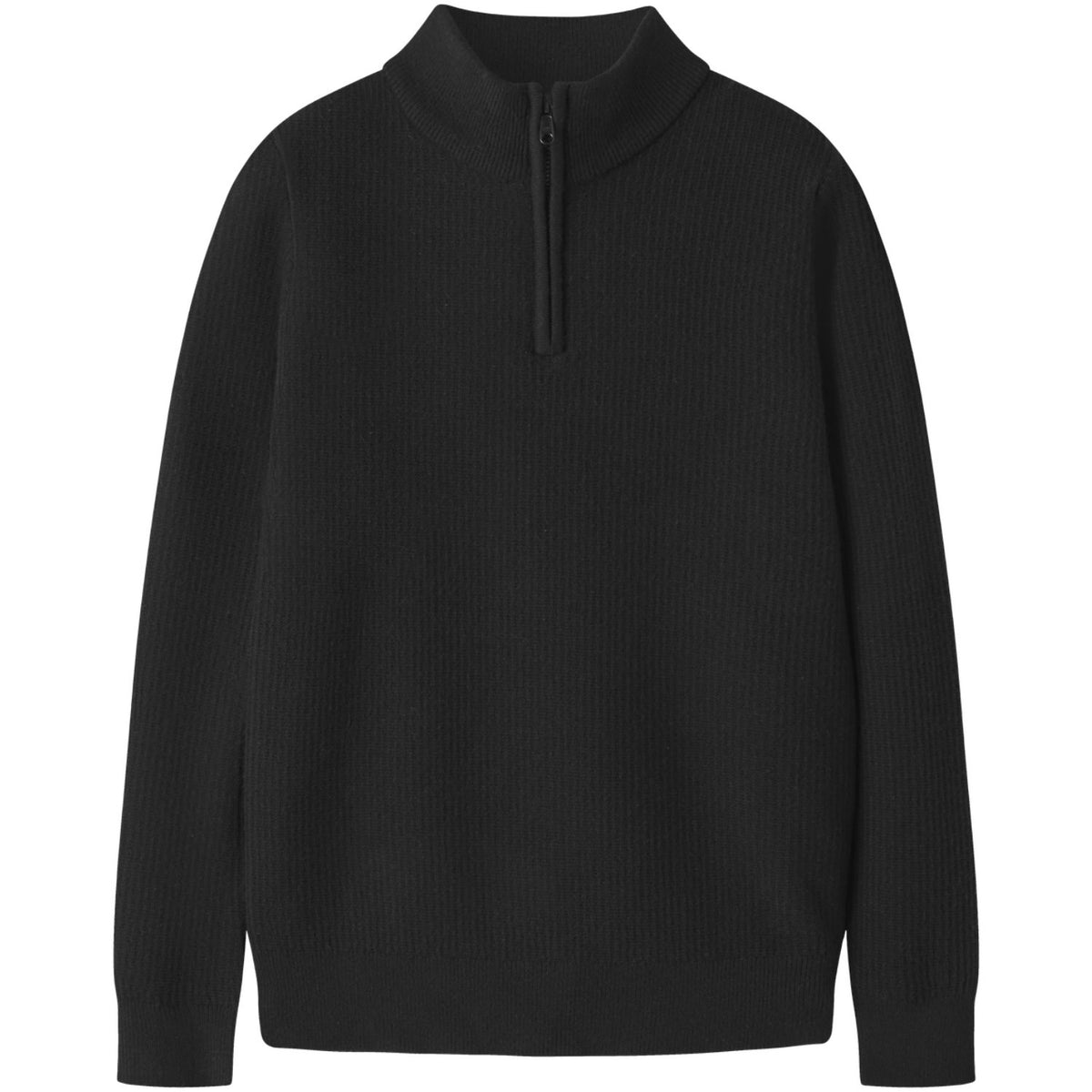 Name It Black Nkmstanfor Ls Half Zip Strik