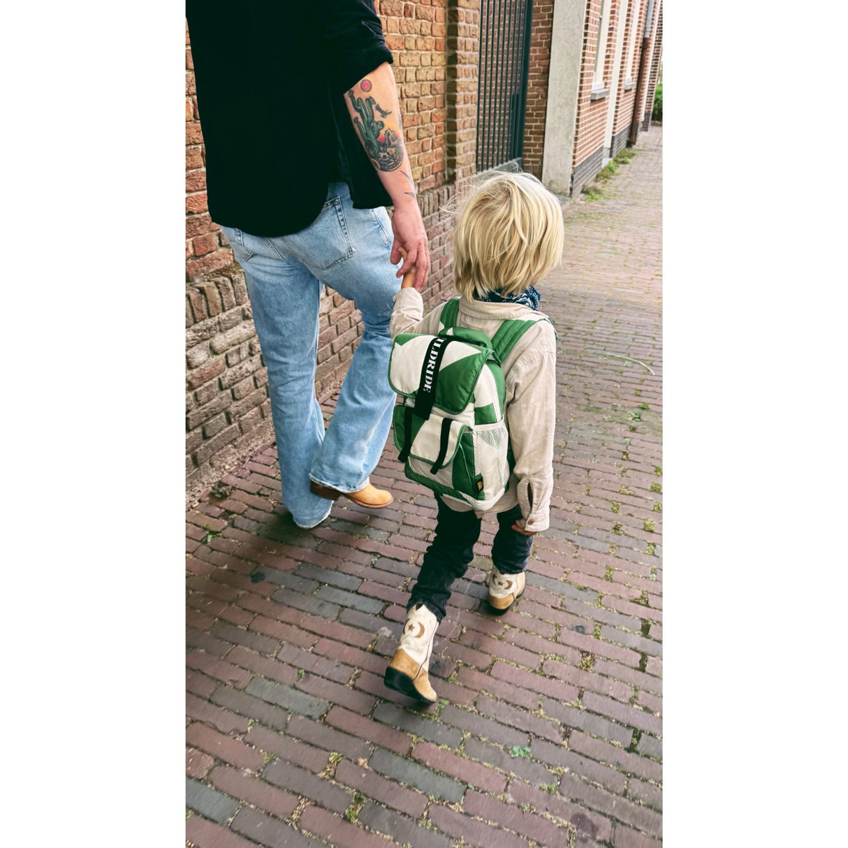 Wildride Rygsæk Green Graphic Recycled - Kids