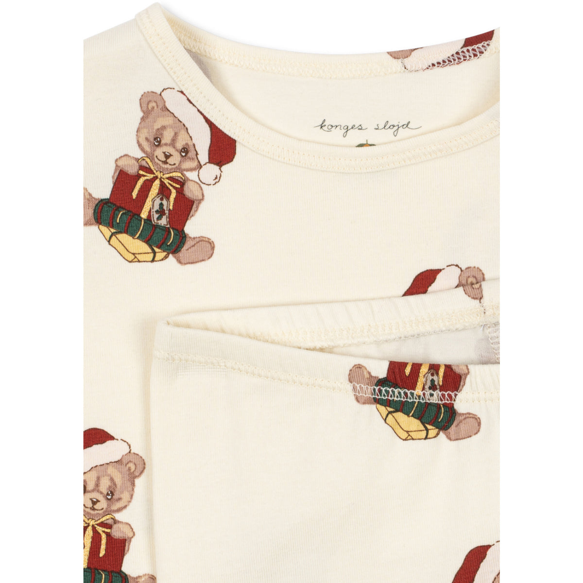 Konges Sløjd Teddy Bear Basic Blouse/Pants Sæt Gots