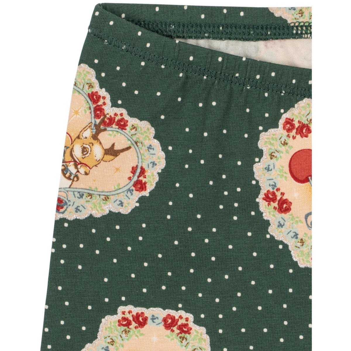 Konges Sløjd Deer Diary Green Basic Body/Pants Sæt Gots