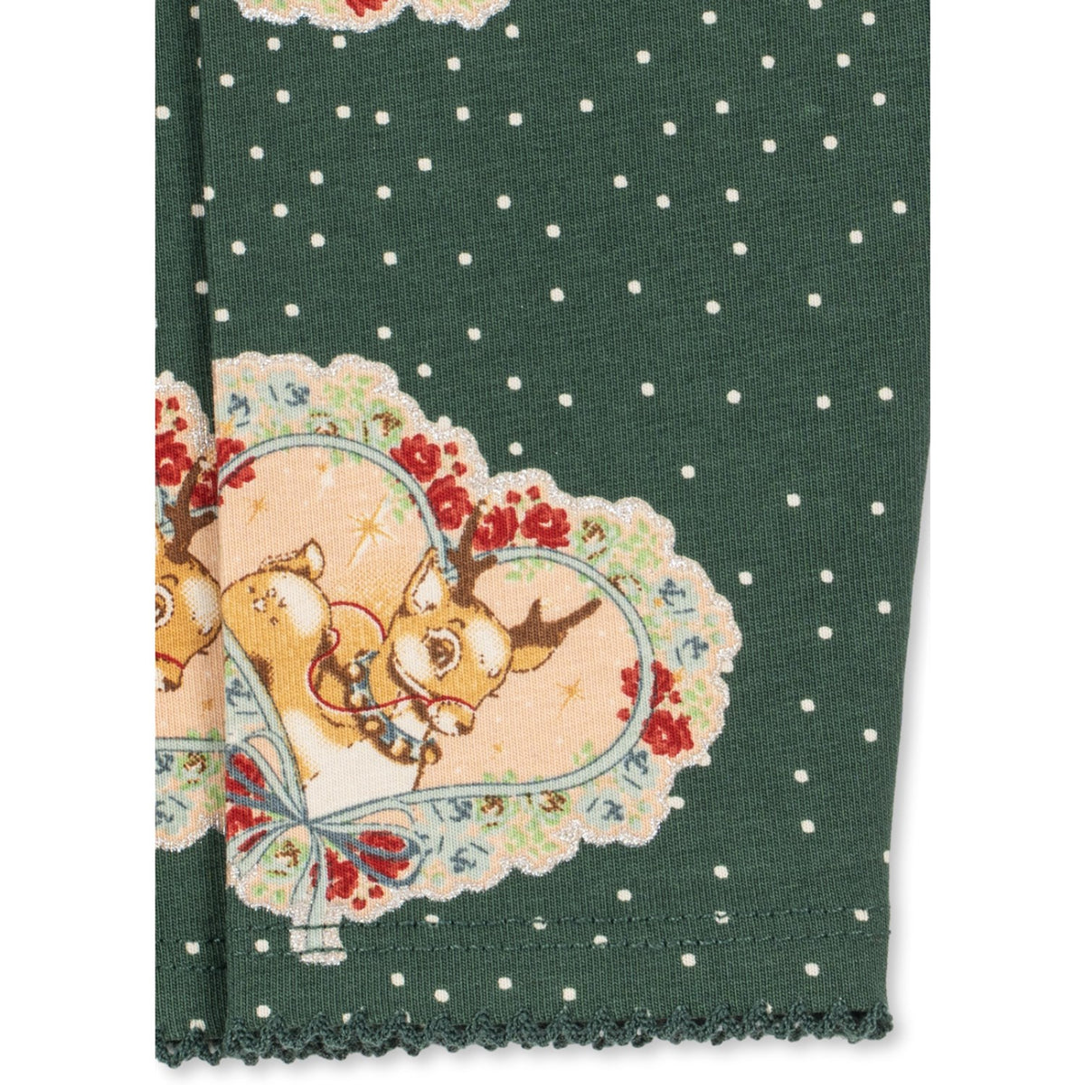 Konges Sløjd Deer Diary Green Basic Body/Pants Sæt Gots
