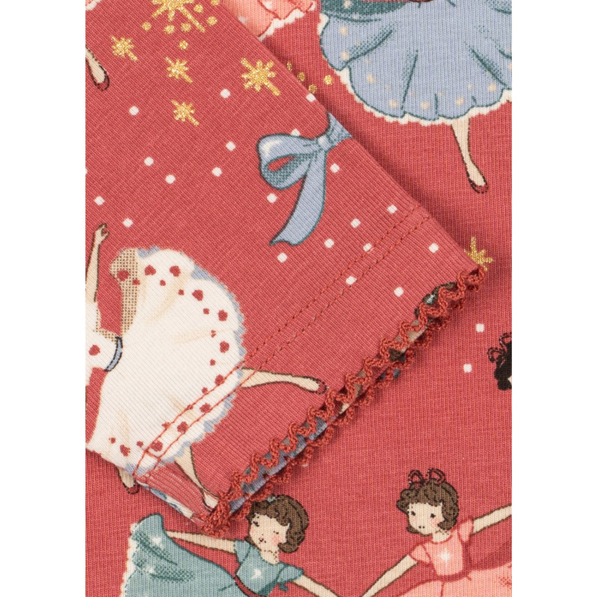 Konges Sløjd Bow Ballerina Blush Basic Blouse/Pants Sæt Gots
