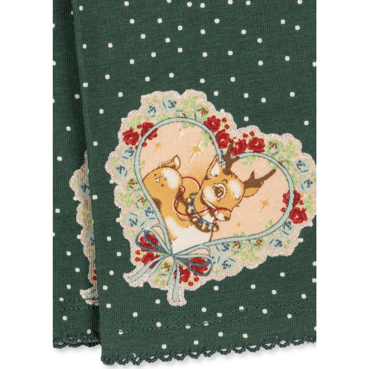Konges Sløjd Deer Diary Green Basic Blouse/Pants Sæt Gots