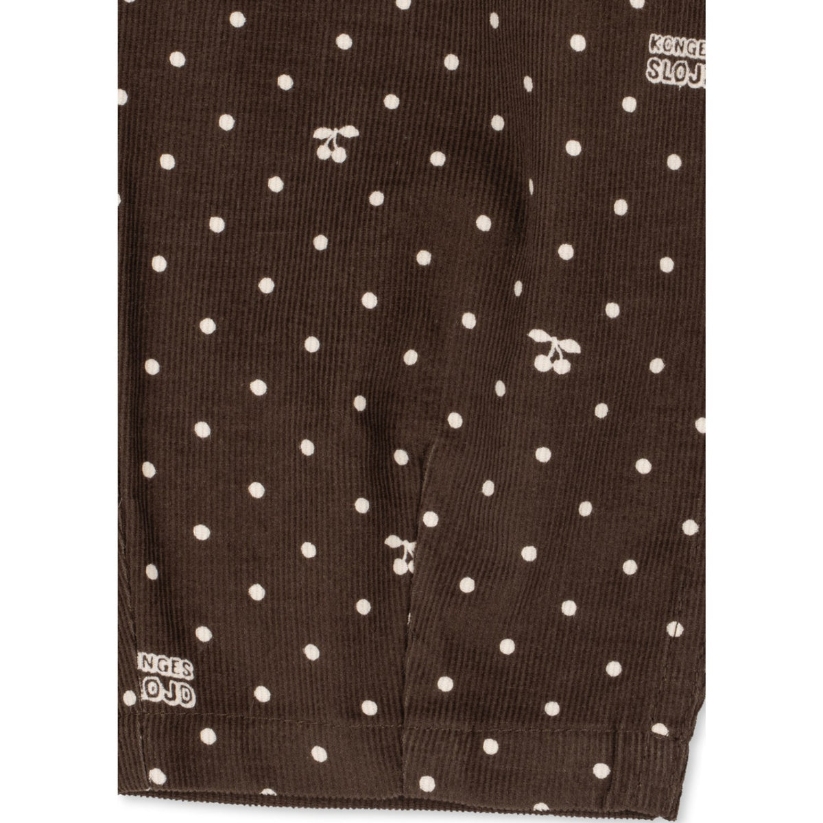 Konges Sløjd Cherry Dot Chocolate Cara Pleat Bukser Gots