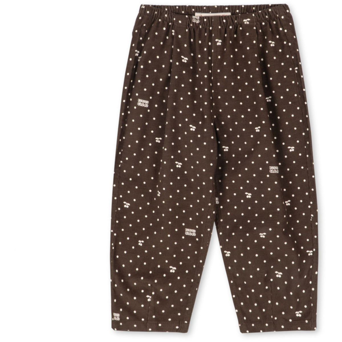 Konges Sløjd Cherry Dot Chocolate Cara Pleat Bukser Gots