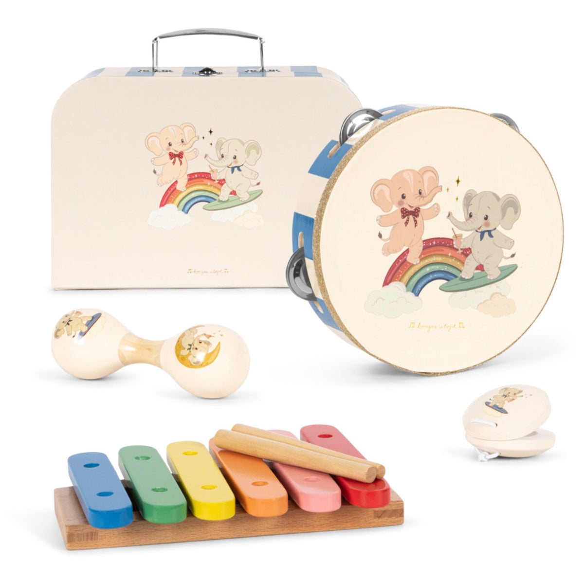 Konges Sløjd Elephant Musik Sets