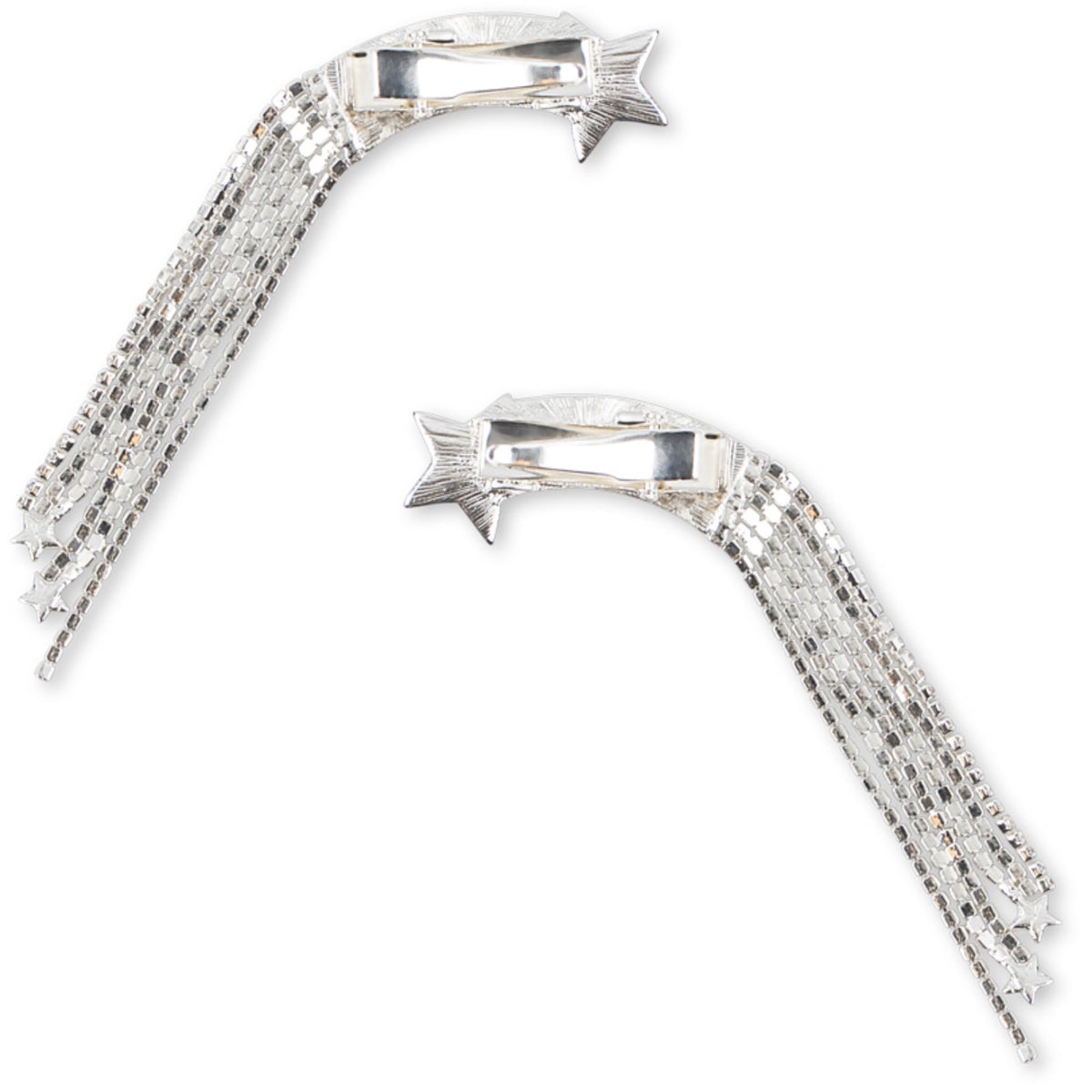 Konges Sløjd Silver Mix 2 Pak Sparkly Star Hairclip