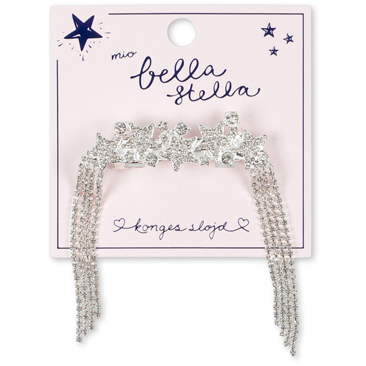 Konges Sløjd Silver Mix Big Sparkly Star Hair Clip