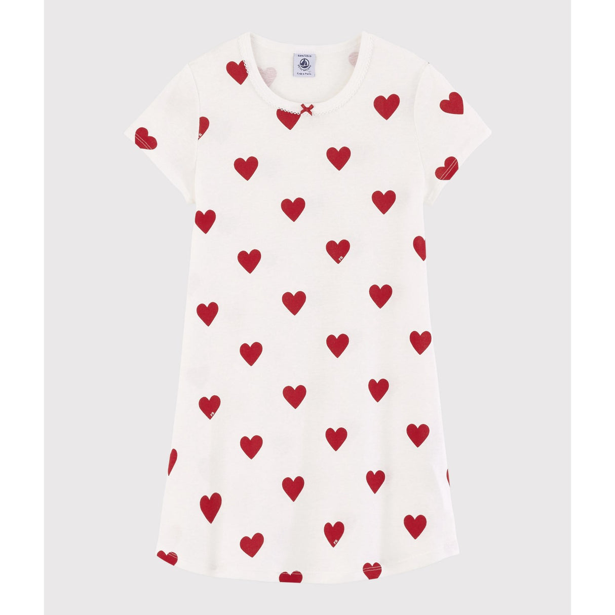 Petit Bateau Hearts Kortærmet Kjole