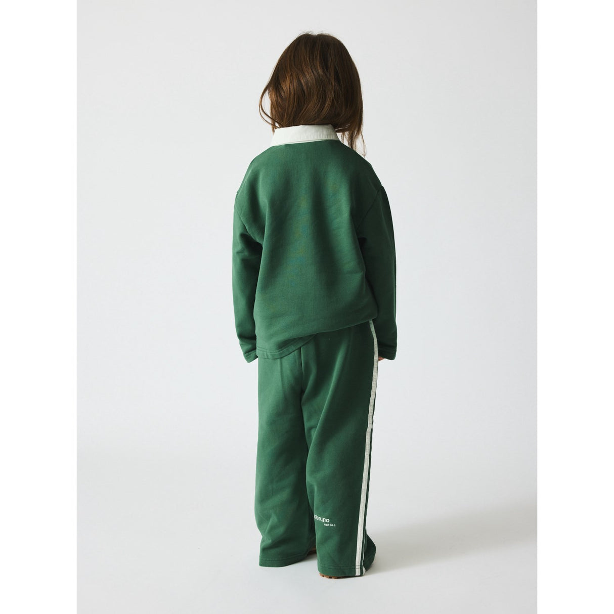 brunobruno nation Myrtle Green Dana Polo Sweatshirt Nb