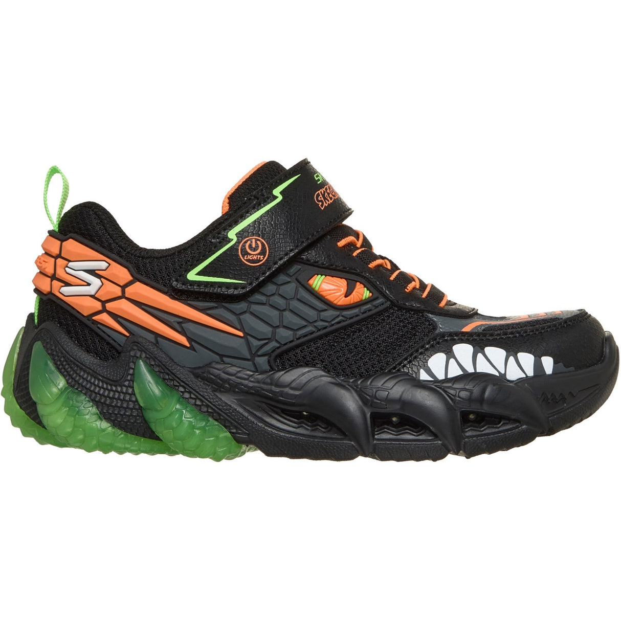 Skechers Black Skech-O-Saurus Lights 3.0