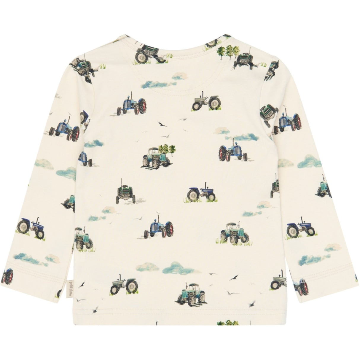 Petit Piao Eggnog Tractor Aop Ppstar Bluse