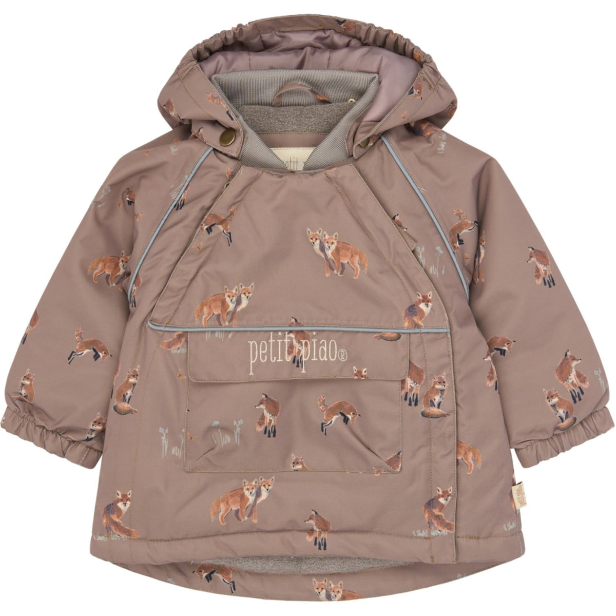 Petit Piao Fossil Fox Aop Ppdard Winter Jakke