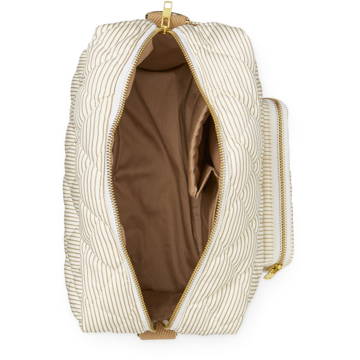 Cam Cam Copenhagen Pusletaske Small Classic Stripes Camel