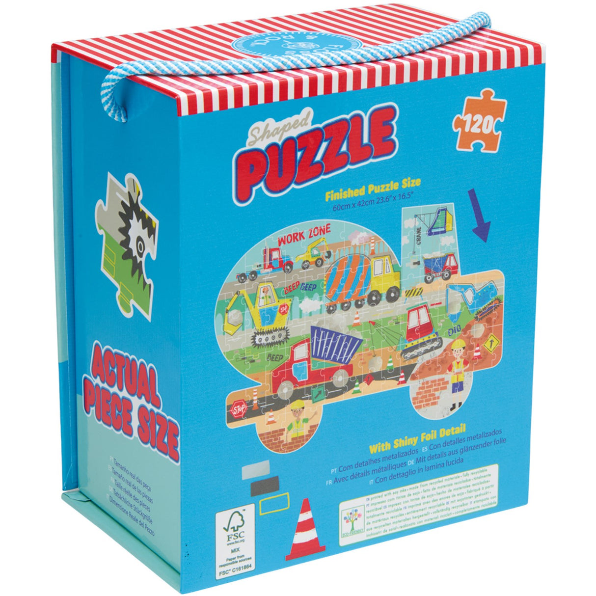 Floss & Rock Puslespil I Facon 120 Stk. - Construction