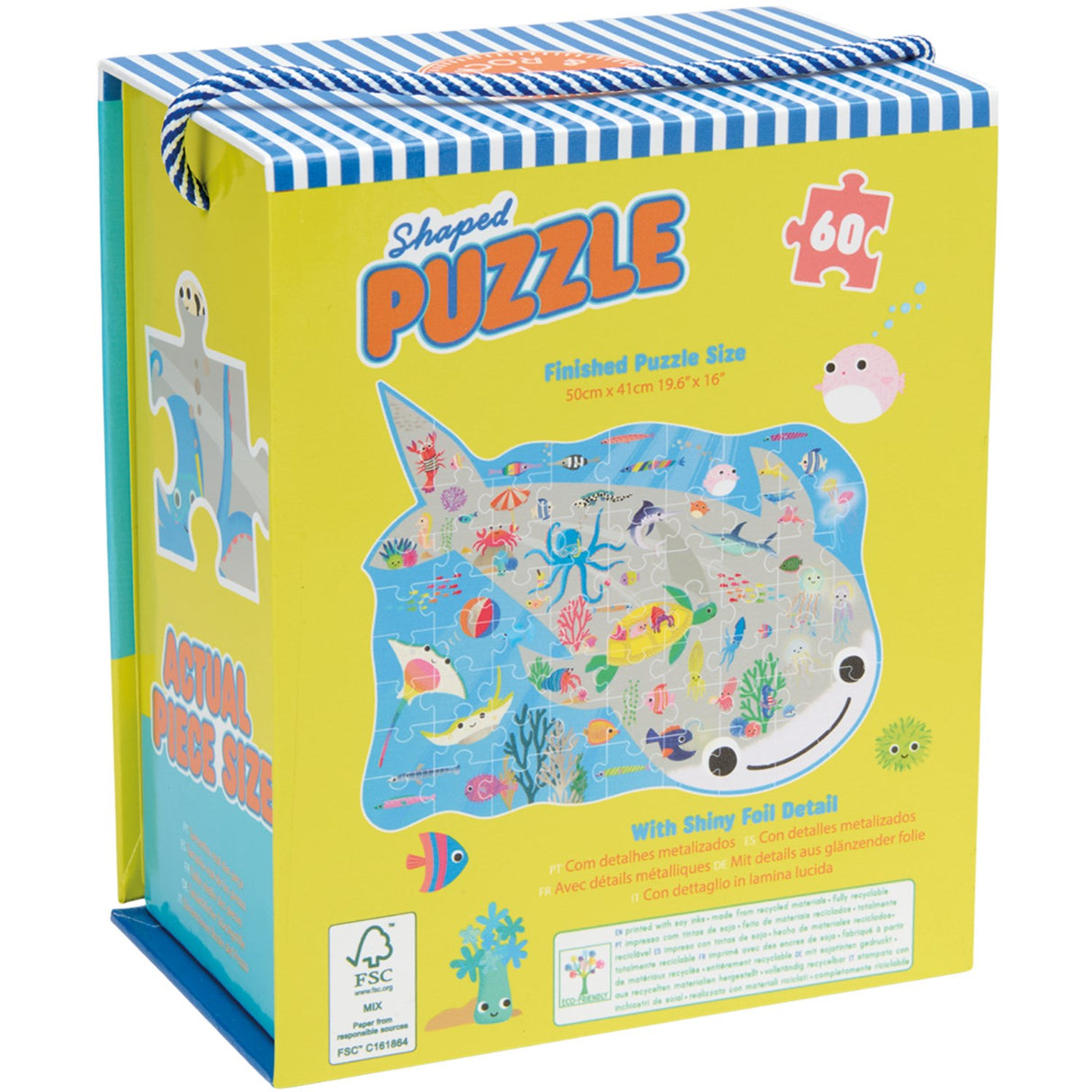 Floss & Rock Puslespil I Facon 60 Stk. - Ocean