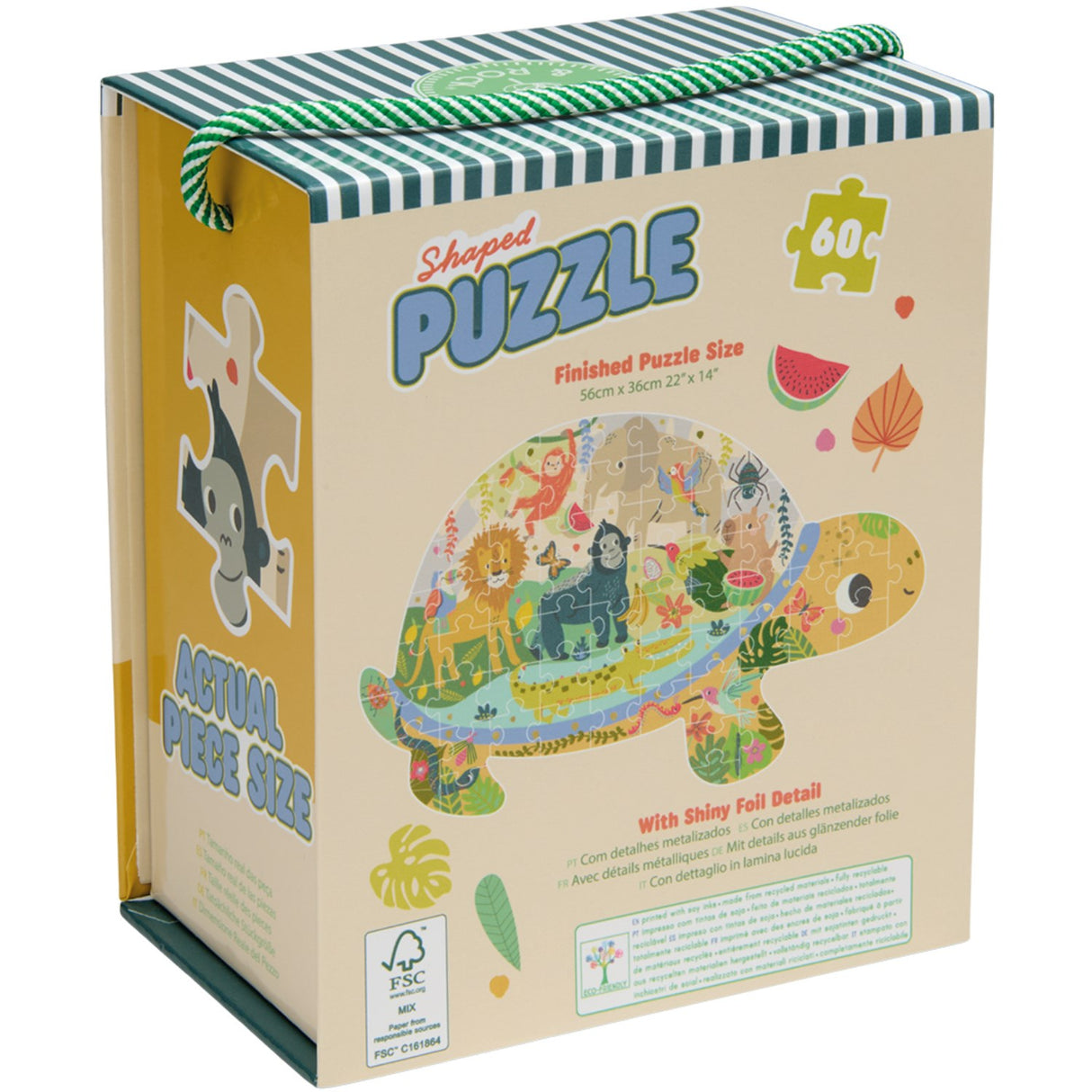 Floss & Rock Puslespil I Facon 60 Stk. - Jungle