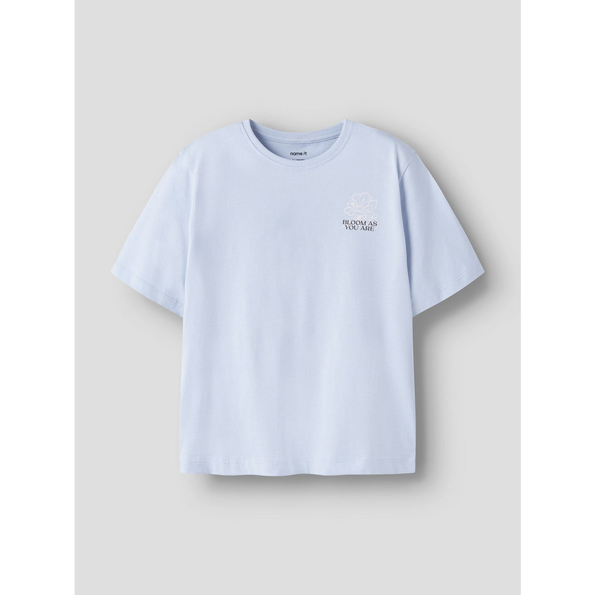 Name It Sheer Blue Nkfkatelin Ss Nreg Top Pb