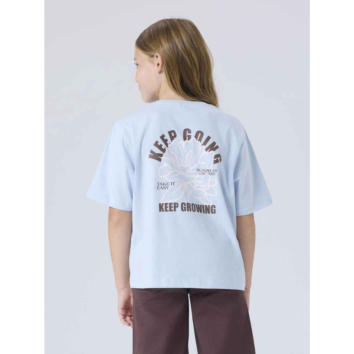 Name It Sheer Blue Nkfkatelin Ss Nreg Top Pb