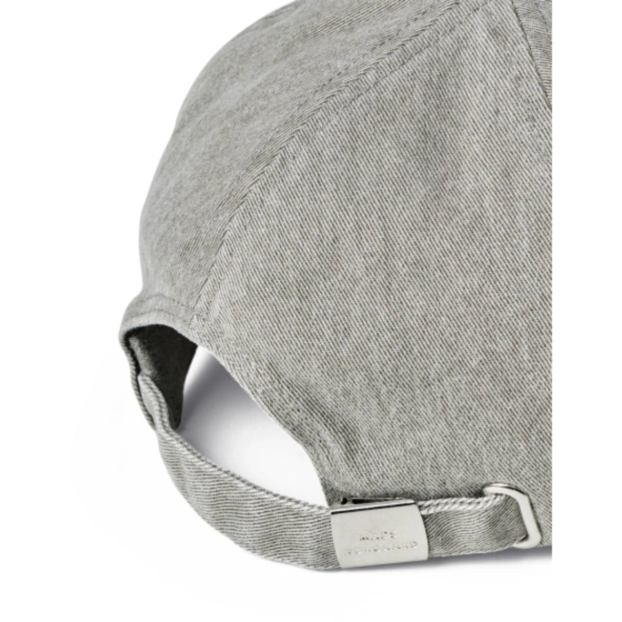Mads Nørgaard Grey Melange Washed Bomuld Twill Coal Kasket