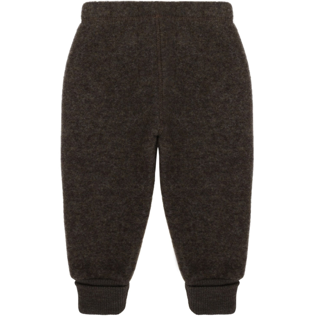 Mikk-Line Dark Brown Melange Uld Bukser