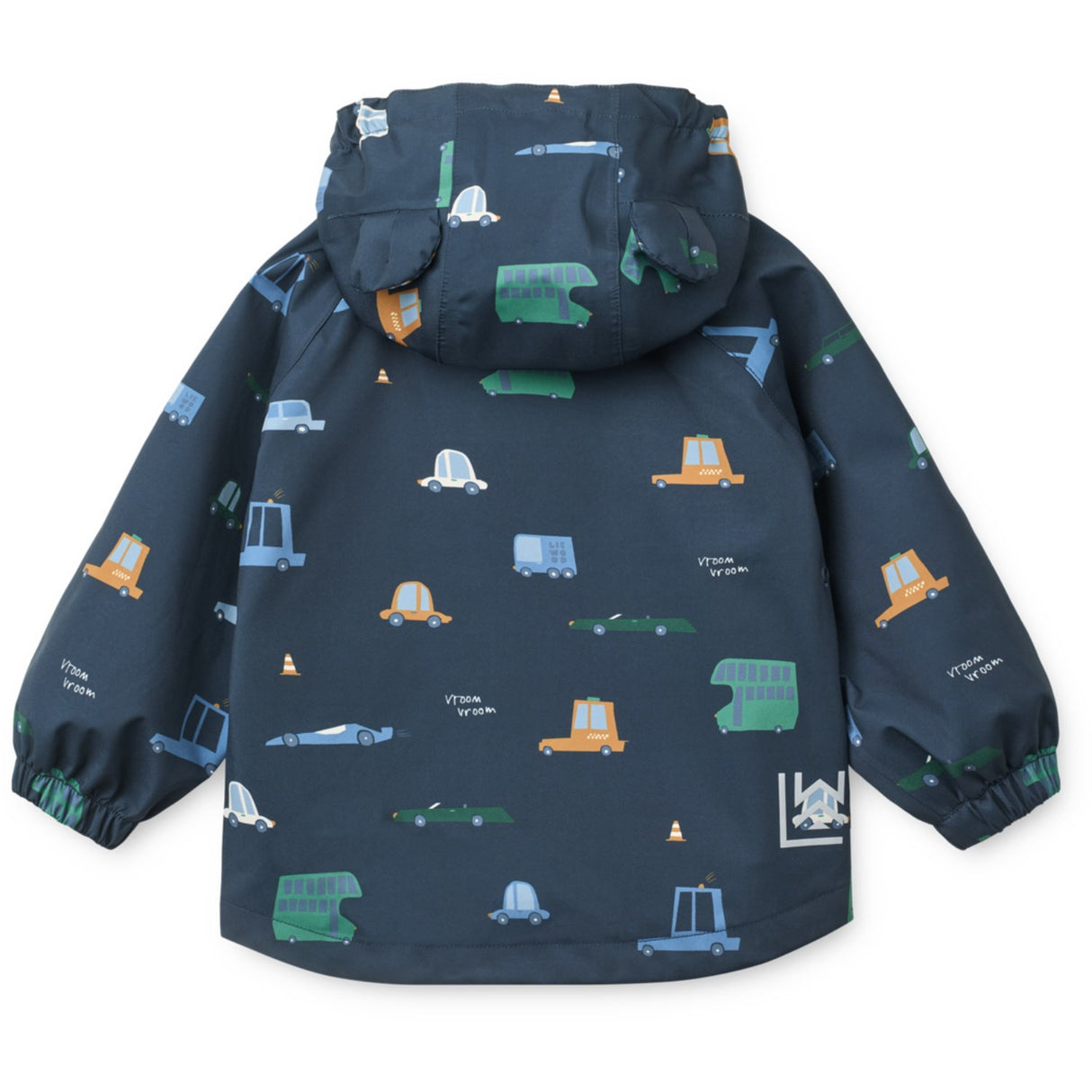 LIEWOOD Cars / Classic Navy Manu Regntøj Sæt