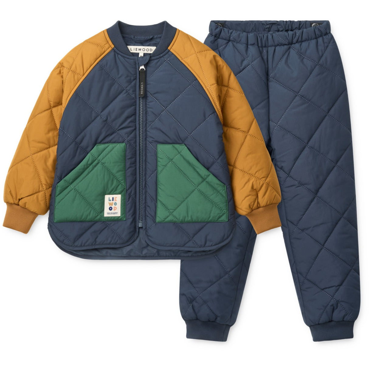 LIEWOOD Classic Navy Multi Mix Zella Thermo Sæt