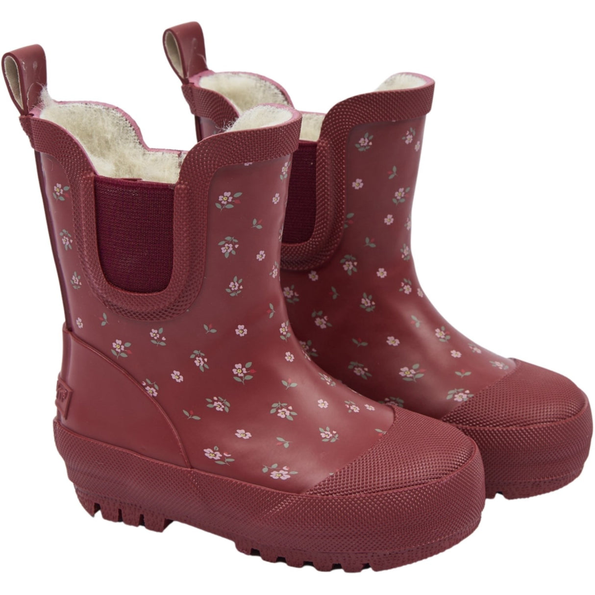 Pom Pom Syrah Flower Aop Brook Gumboots Thermo Ankle Aop