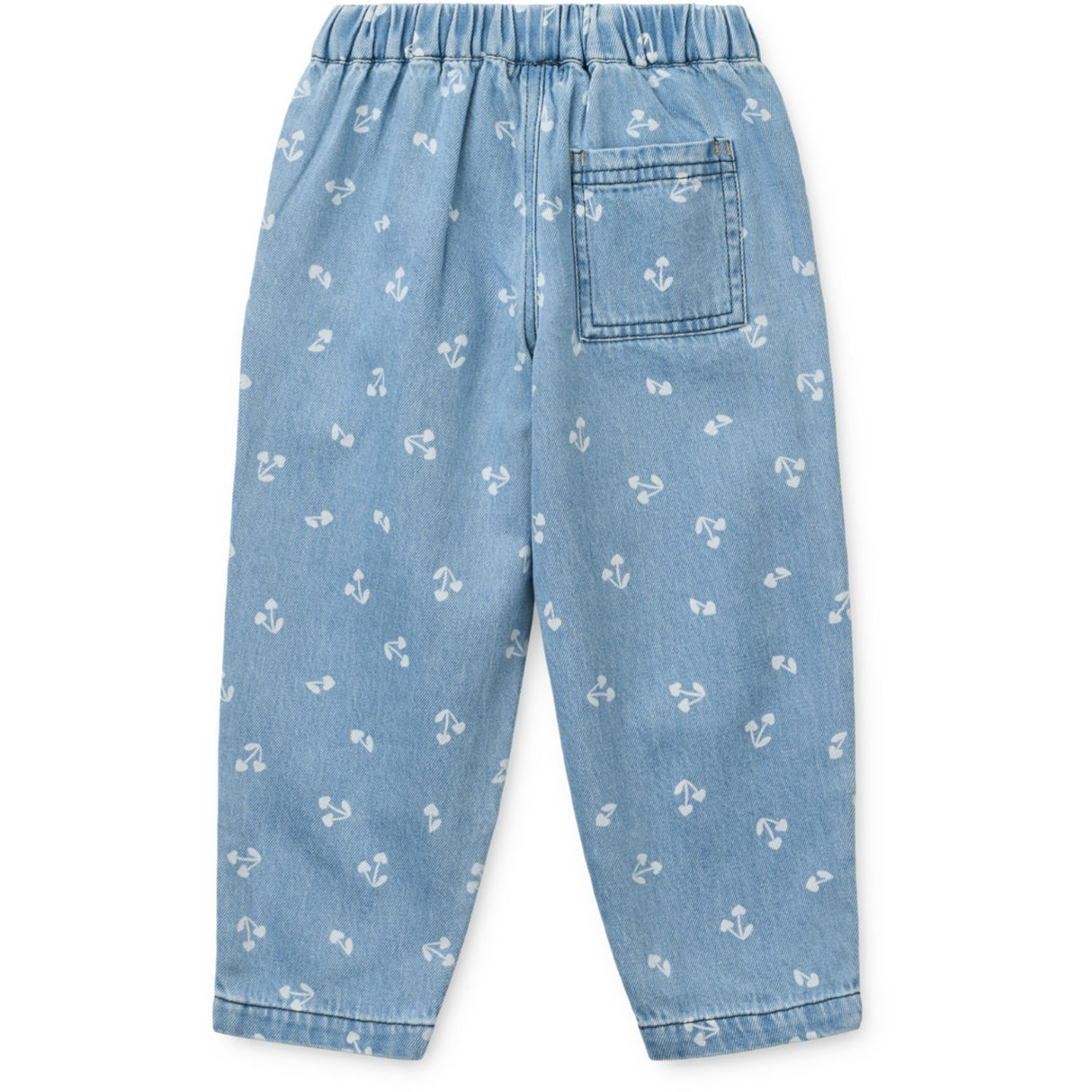 LIEWOOD Cherry Heart Sandy / Denim Borris Light Denim Printed Bukser