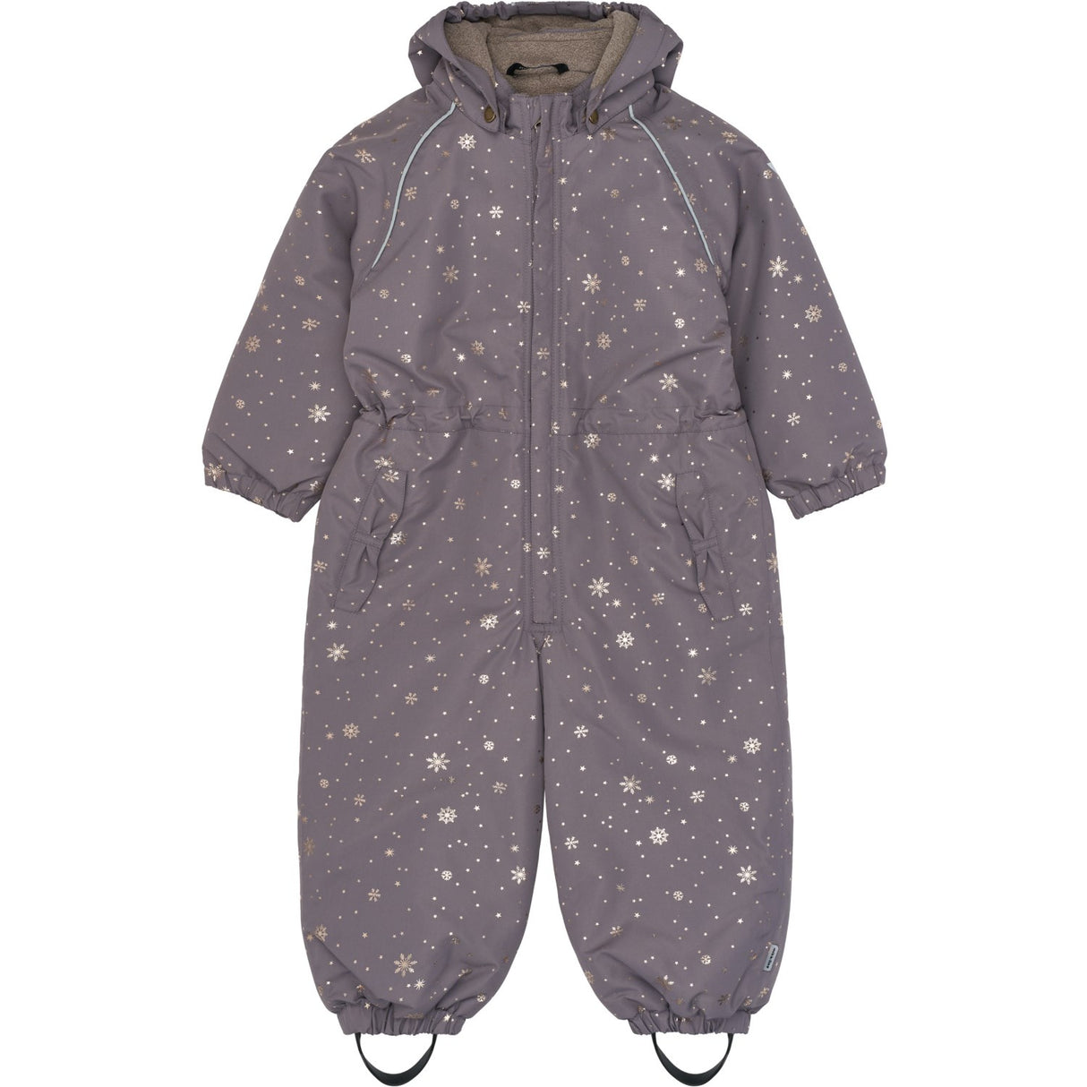 Mikk-Line Snowflake AOP Polyester Junior Dragt - Glitter