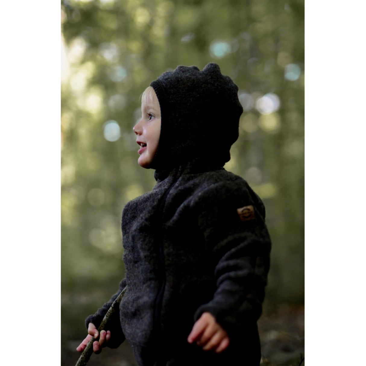 Mikk-Line Dark Brown Melange Uld Dragt