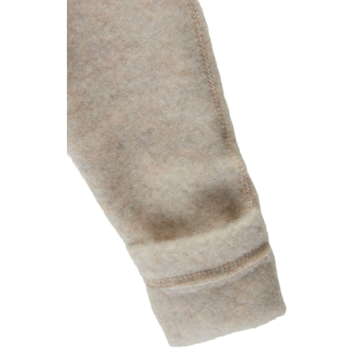Mikk-Line Melange Offwhite Uld Baby Jakke