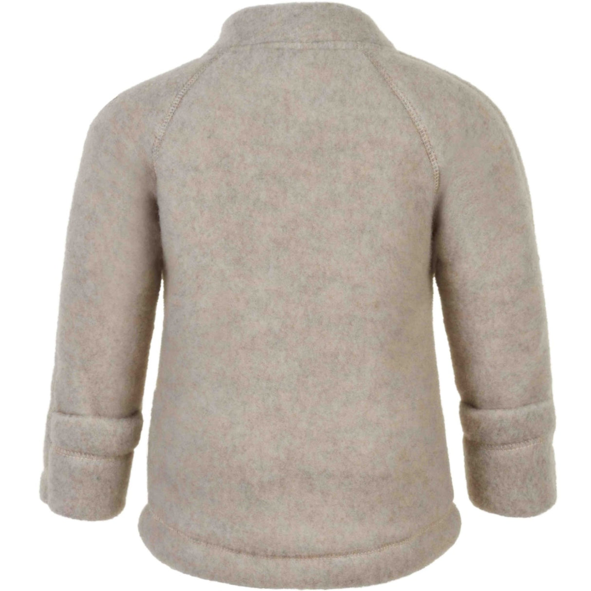 Mikk-Line Melange Offwhite Uld Baby Jakke