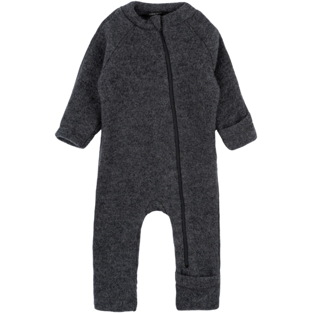 Mikk-Line Uld Baby Køredragt Anthracite Melange