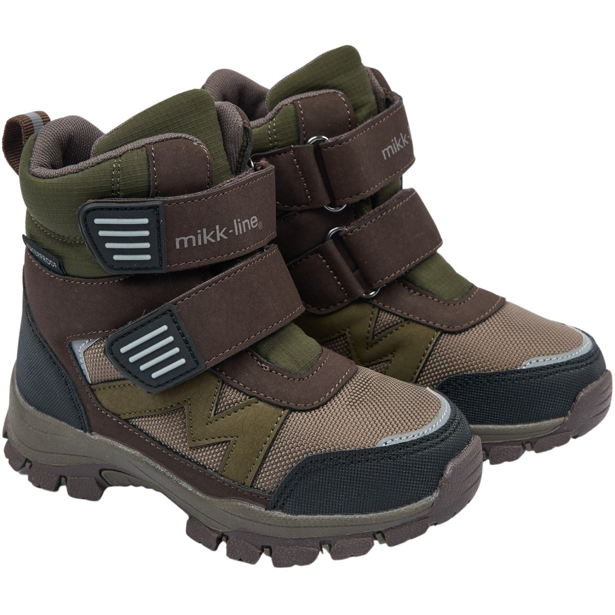Mikk-Line Kombu Green Winter Støvle Tex Velcro