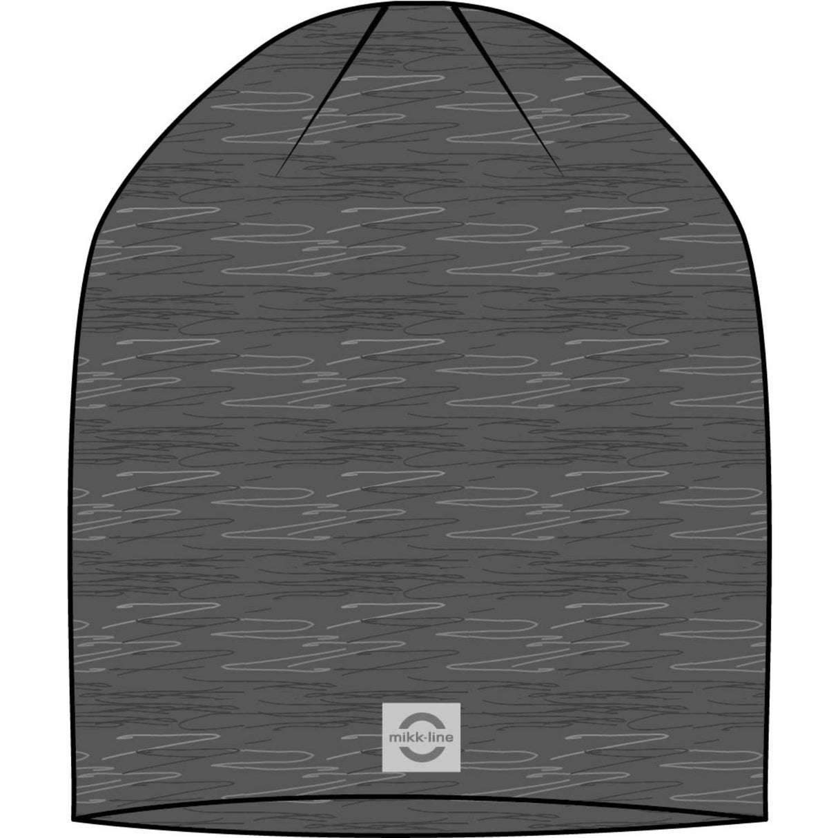 Mikk-Line Dark Grey Melange Bomuld Hue - Solid