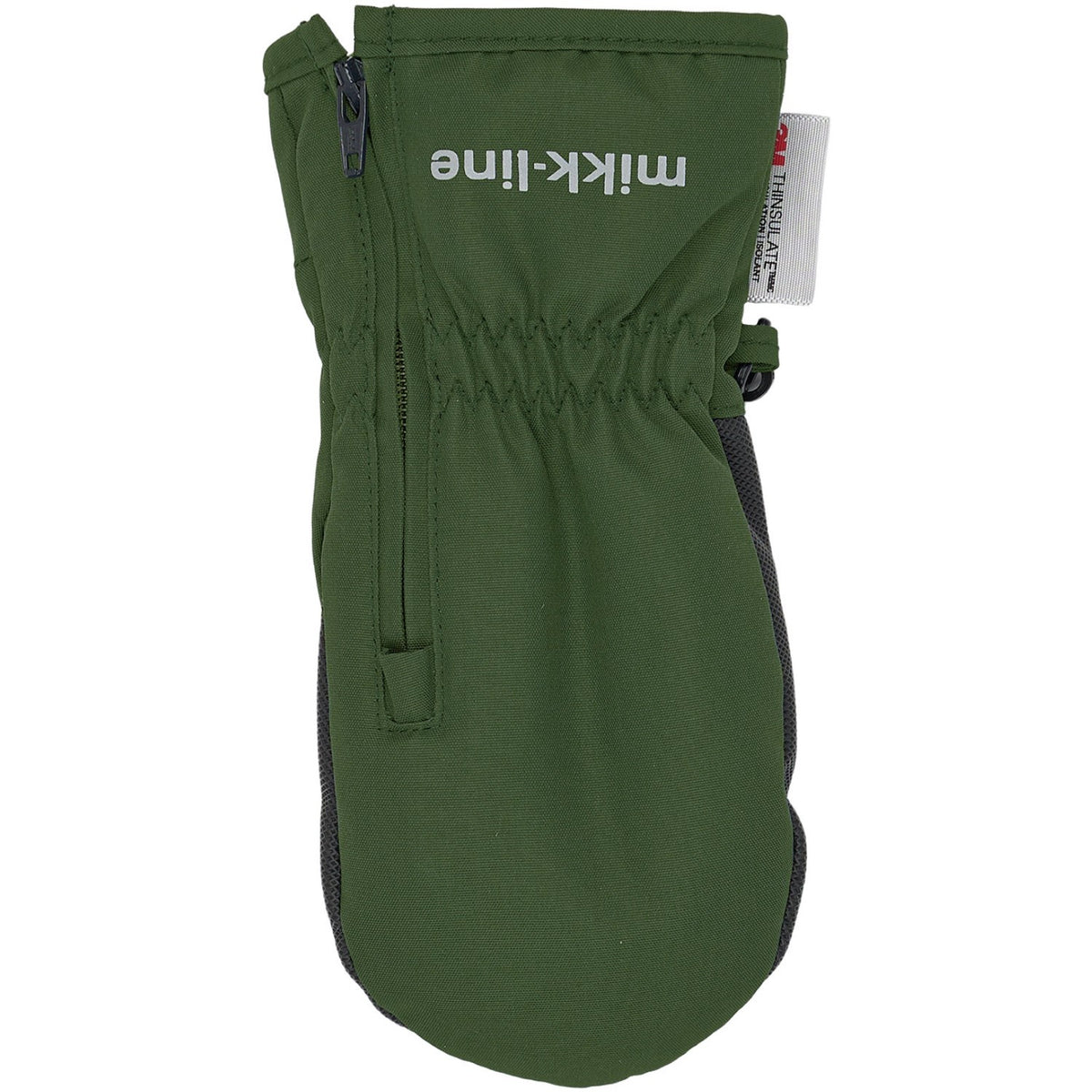 Mikk-Line Kombu Green Polyester Vanter Med Zip