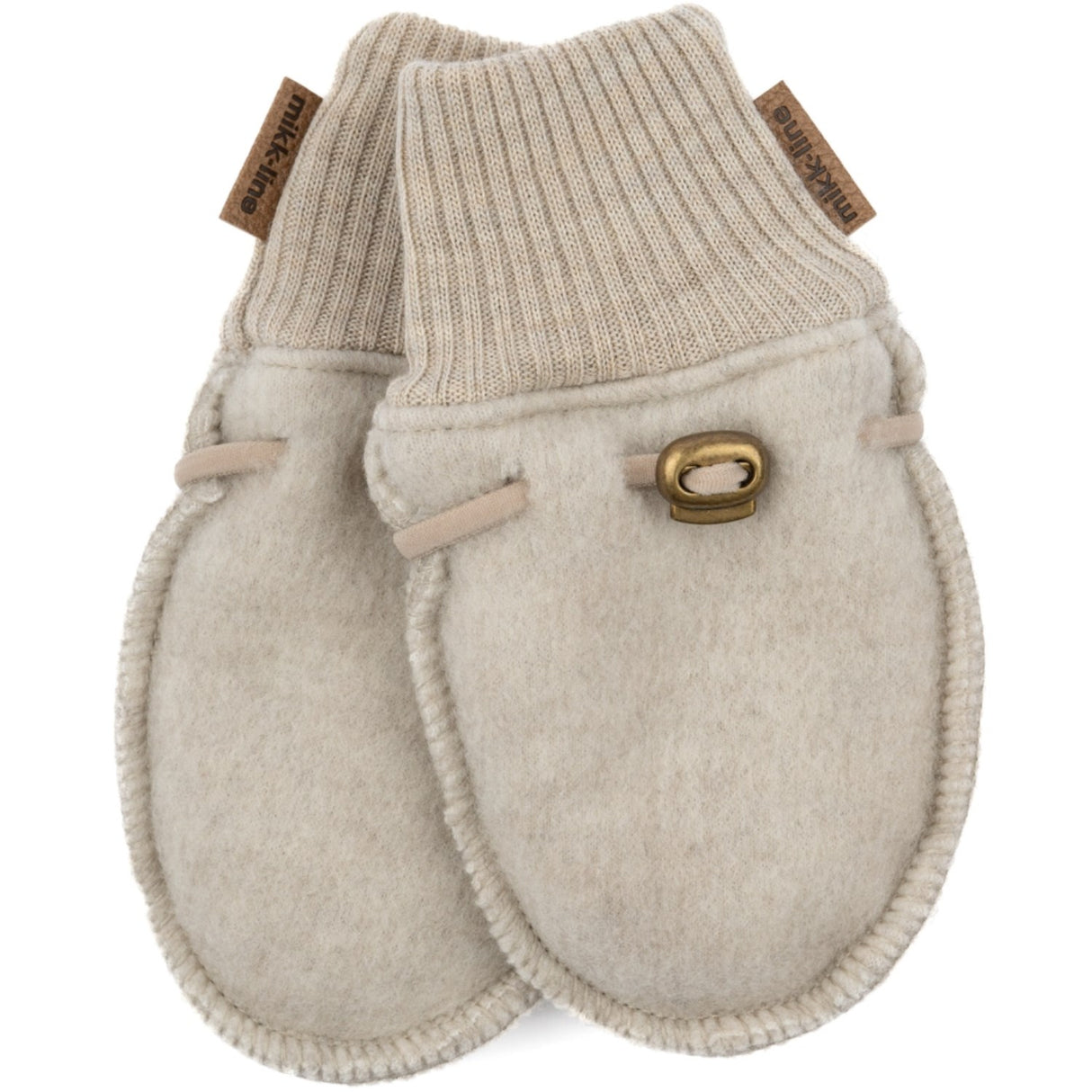 Mikk-Line Uld Luffer Melange Offwhite