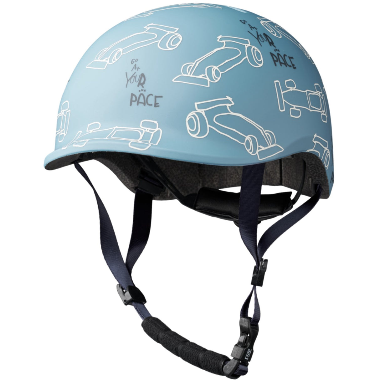 LIEWOOD Race Cars / Beach Blue Milly Cykelhjelm