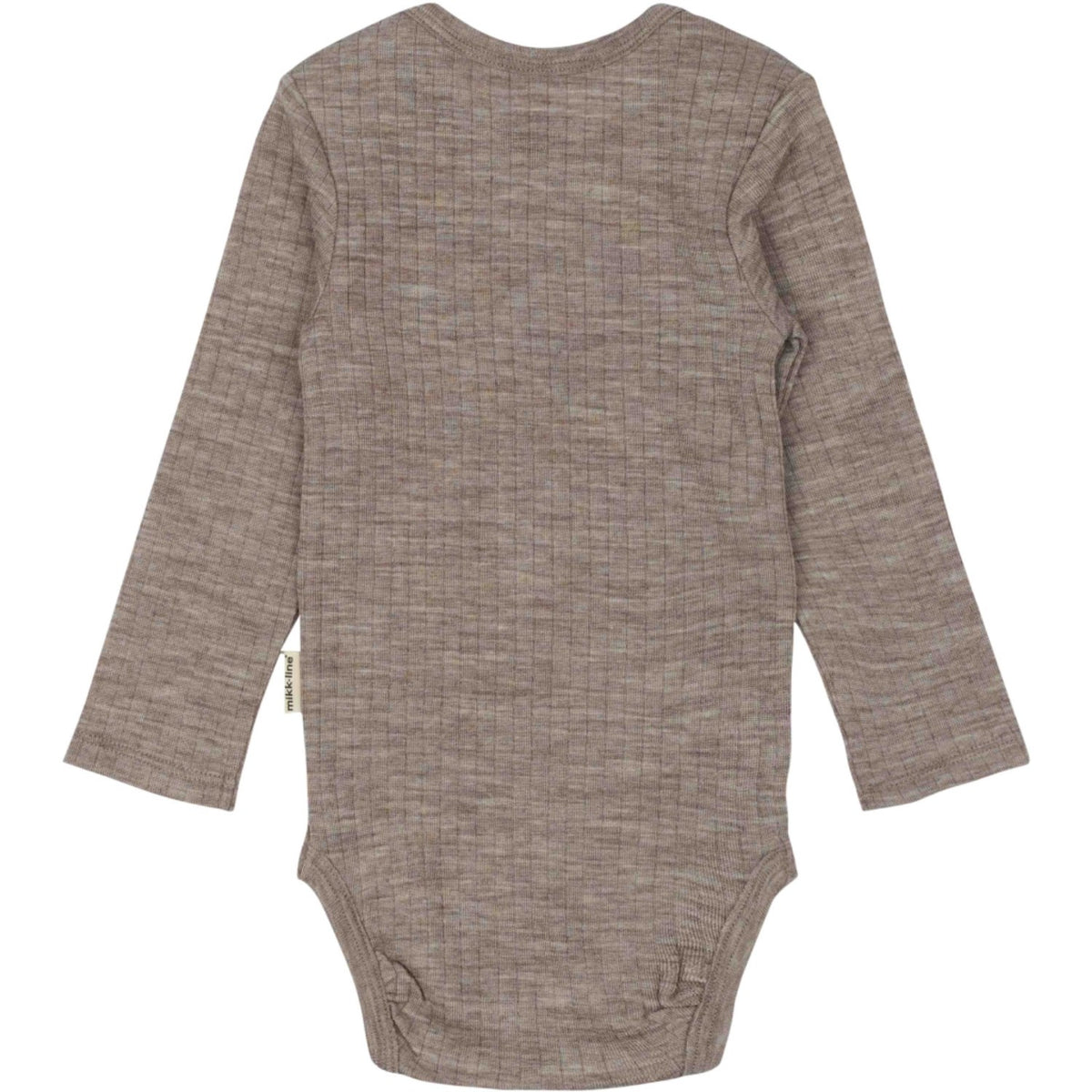 Mikk-Line Melange Denver Merino Uld Ls Body