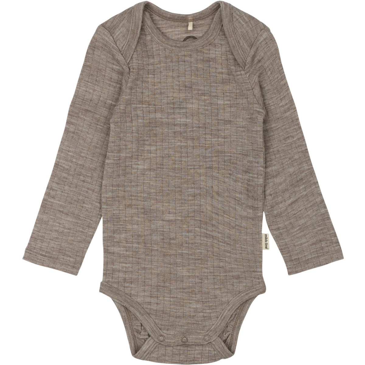 Mikk-Line Melange Denver Merino Uld Ls Body