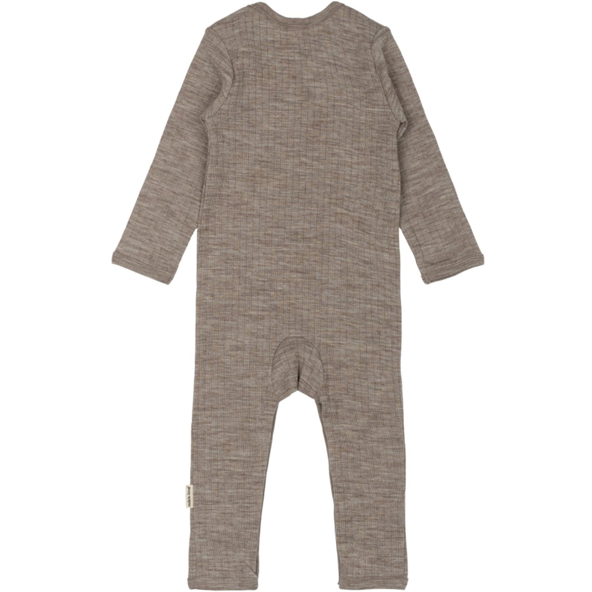 Mikk-Line Melange Denver Merino Uld Ls Dragt